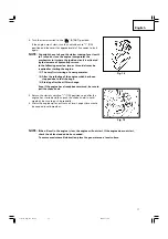 Preview for 17 page of Hitachi E100 Safety Instructions And Instruction Manual