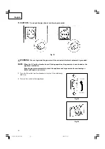 Preview for 20 page of Hitachi E100 Safety Instructions And Instruction Manual