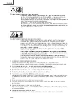 Предварительный просмотр 106 страницы Hitachi E10U Safety Instructions And Instruction Manual