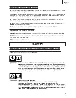 Preview for 3 page of Hitachi E24 Safety Instructions And Instruction Manual
