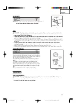 Preview for 11 page of Hitachi E24SB Safety Instructions And Instruction Manual