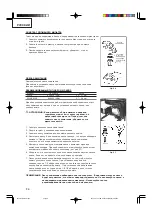 Предварительный просмотр 36 страницы Hitachi E24SB Safety Instructions And Instruction Manual