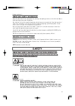 Preview for 3 page of Hitachi E24SC Safety Instructions And Instruction Manual