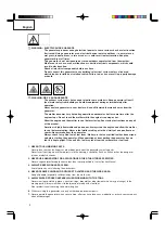Preview for 4 page of Hitachi E24SC Safety Instructions And Instruction Manual