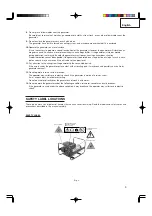 Preview for 5 page of Hitachi E24SC Safety Instructions And Instruction Manual