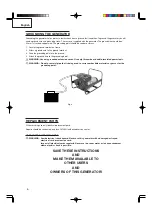 Preview for 6 page of Hitachi E24SC Safety Instructions And Instruction Manual