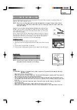 Preview for 9 page of Hitachi E24SC Safety Instructions And Instruction Manual