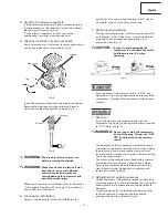 Предварительный просмотр 11 страницы Hitachi EC 119 Safety And Instruction Manual