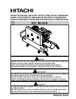 Предварительный просмотр 1 страницы Hitachi EC 2510 E Instruction Manual And Safety Instructions