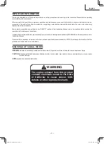 Preview for 3 page of Hitachi EC 2610E Instruction Manual And Safety Instructions