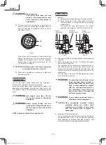 Preview for 10 page of Hitachi EC 2610E Instruction Manual And Safety Instructions