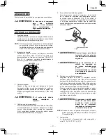 Preview for 31 page of Hitachi EC 28M Safety And Instruction Manual