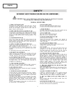 Preview for 4 page of Hitachi EC1110 Instruction Manual And Safety Instructions