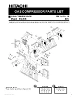 Preview for 1 page of Hitachi EC25E - Lon Wheelbarrow Air Compressor Parts List