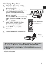 Preview for 11 page of Hitachi ED-32X User Manual