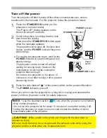 Preview for 26 page of Hitachi ED-A100 User'S Manual - Safety Manual