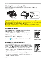 Preview for 29 page of Hitachi ED-A100 User'S Manual - Safety Manual