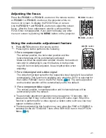 Preview for 30 page of Hitachi ED-A100 User'S Manual - Safety Manual