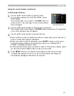 Preview for 34 page of Hitachi ED-A101EF A1B-20 User Manual