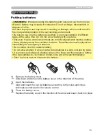 Preview for 15 page of Hitachi ED-X10 and User'S Manual And Operating Manual