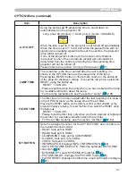 Preview for 41 page of Hitachi ED-X10 and User'S Manual And Operating Manual