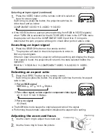 Предварительный просмотр 28 страницы Hitachi ED-X15 and User'S Manual And Operating Manual