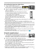 Предварительный просмотр 30 страницы Hitachi ED-X15 and User'S Manual And Operating Manual