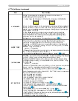 Предварительный просмотр 50 страницы Hitachi ED-X15 and User'S Manual And Operating Manual