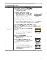 Предварительный просмотр 54 страницы Hitachi ED-X15 and User'S Manual And Operating Manual