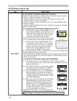 Предварительный просмотр 57 страницы Hitachi ED-X15 and User'S Manual And Operating Manual