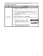 Предварительный просмотр 58 страницы Hitachi ED-X15 and User'S Manual And Operating Manual