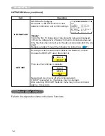 Предварительный просмотр 61 страницы Hitachi ED-X15 and User'S Manual And Operating Manual