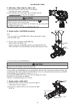 Предварительный просмотр 47 страницы Hitachi ED-X20EF Service Manual