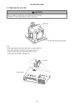 Предварительный просмотр 49 страницы Hitachi ED-X20EF Service Manual