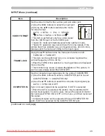 Preview for 29 page of Hitachi ED-X22 User Manual