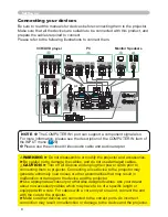 Предварительный просмотр 8 страницы Hitachi ED-X22 User'S Manual And Operating Manual