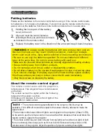 Предварительный просмотр 11 страницы Hitachi ED-X22 User'S Manual And Operating Manual