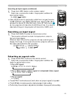 Предварительный просмотр 15 страницы Hitachi ED-X22 User'S Manual And Operating Manual