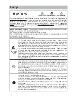 Preview for 9 page of Hitachi ED-X24 and User'S Manual And Operating Manual