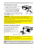 Preview for 20 page of Hitachi ED-X24 and User'S Manual And Operating Manual