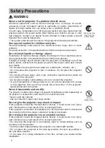 Preview for 3 page of Hitachi ED-X24Z and User'S Manual And Operating Manual