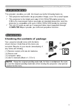 Preview for 12 page of Hitachi ED-X24Z and User'S Manual And Operating Manual