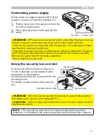 Preview for 20 page of Hitachi ED-X31EP User Manual