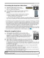 Preview for 28 page of Hitachi ED-X31EP User Manual