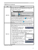 Предварительный просмотр 46 страницы Hitachi ED-X31EP User Manual