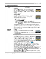 Preview for 52 page of Hitachi ED-X31EP User Manual