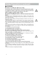 Предварительный просмотр 5 страницы Hitachi ED-X31GEP User Manual