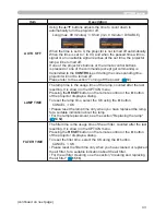 Preview for 52 page of Hitachi ED-X40 User Manual