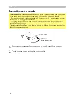 Preview for 14 page of Hitachi ED-X8255 User Manual