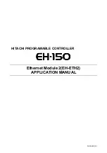 Hitachi EH-150 Type I Applications Manual preview